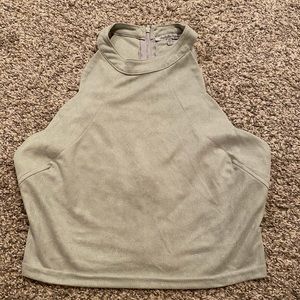 Crop halter top